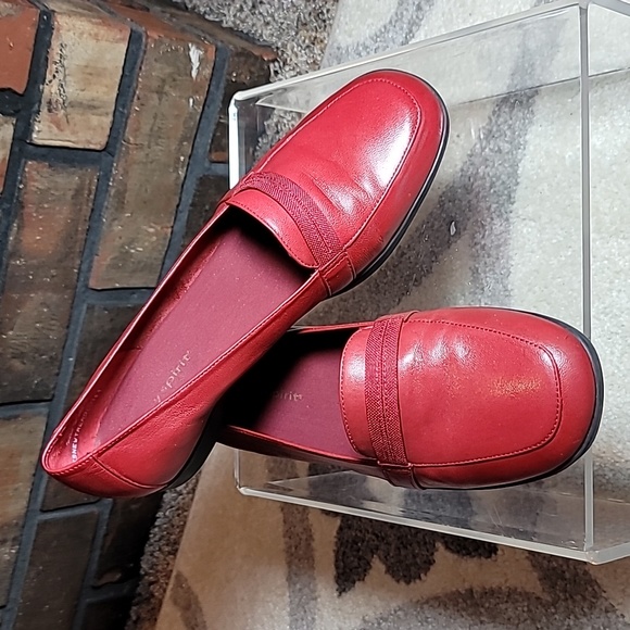 Easy Spirit Shoes Easy Spirit Esnewtrend Red Slip On Loafer Comfy